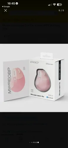 Mouse sem fio ergo