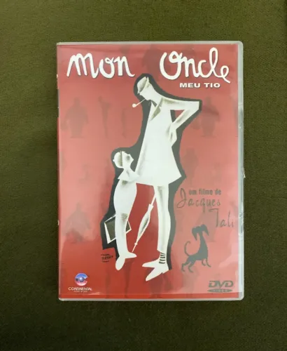 DVD "Mon Oncle" (Meu Tio) Comédia franco-italiana com Jacques Tati/Oscar Filme Estrangeiro