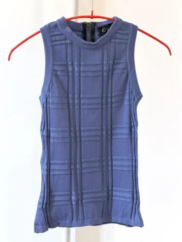 Regata de tricô azul Coven P