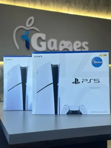 Ps5 Slim Físico 1TB Novo - 1 Ano de Garantia | Aceitamos o Seu Usado na Troca -Loja Física