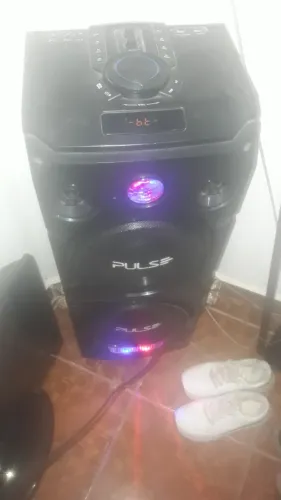 ? Caixa de Som Pulse - Potência e Estilo para Sua Festa!