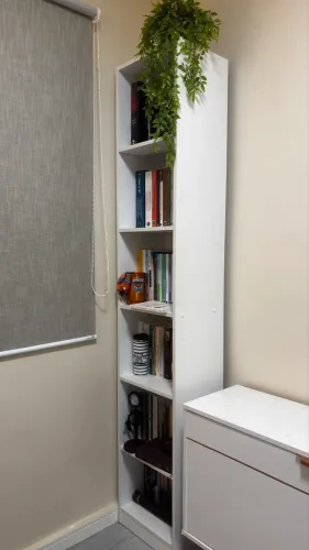 Estante Livreiro Madesa 6906 com 6 Nichos Branco