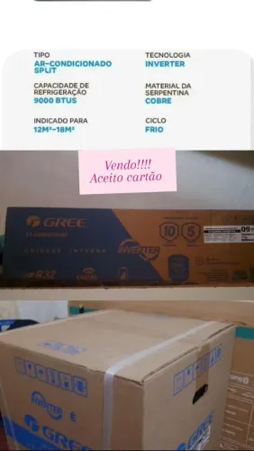 Ar-condicionado novo