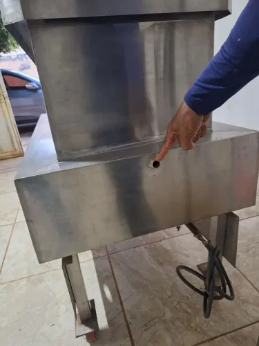 Tanque de inox para fabricação de queijos 