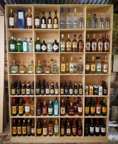 Expositor para bebidas
