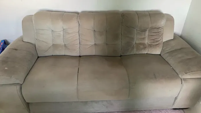 SOFÁ CINZA 2 METROS - R$300