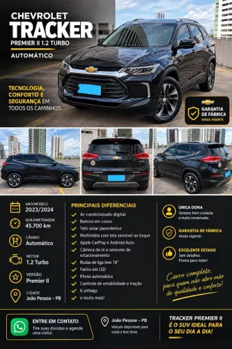 Chevrolet Tracker Premier 1.2 Turbo 12V Flex AUT 2024