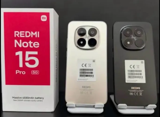 XIAOMI REDMI NOTE 15 PRO (5G) - 256GB/8RAM (NOVO LACRADO) (GLOBAL)