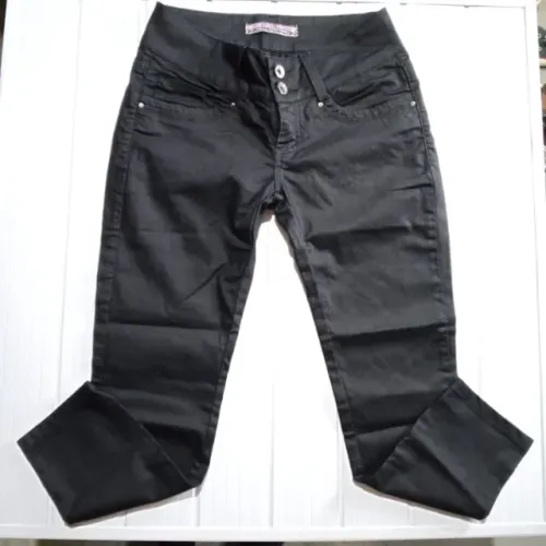 calça jeans preta calça feminina calça preta slim estica