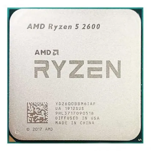 Processador AMD Ryzen 5 2600 3.4GHz (3.9GHz Turbo) 6-Cores 12-Threads, AM4, OEM, 12x 33,20