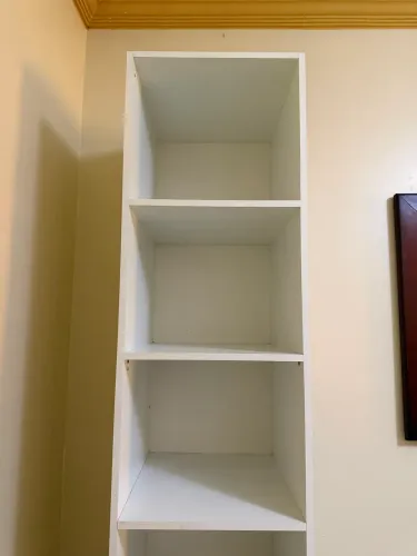 Estante branca MDF 2,21m de altura - Nichos