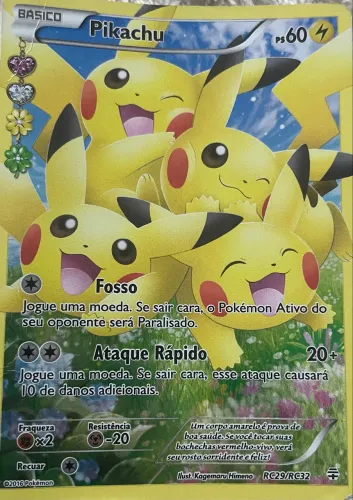 Carta Pokémon pikachu (RC29/32