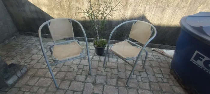 2 cadeira de varranda