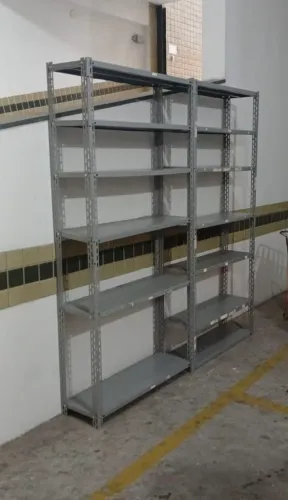 Estante de aço, prateleira