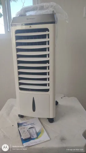 Climatizador Springer, acompanhar controle remoto e manual de instrução..