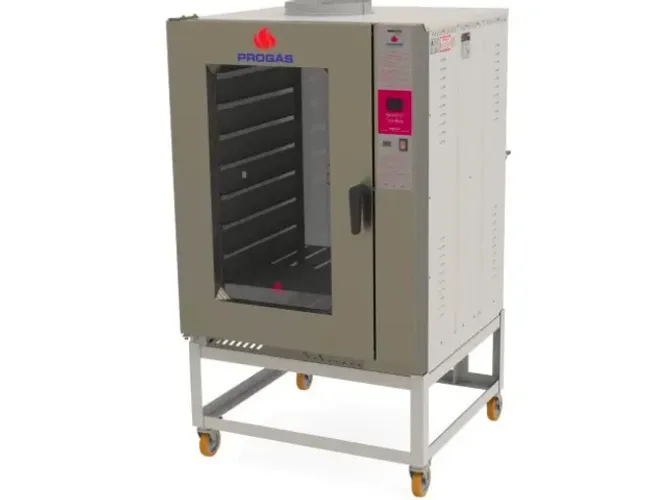 FORNO TURBO A GÁS PROGÁS 8 ESTEIRA PRP 8000ST G2 BIVOLT