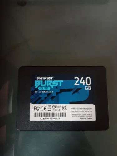 Vendo SSD 240gb Patriot Burst Elite