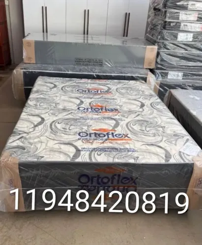Promoção camas box casal com colchão novas pronta entrega