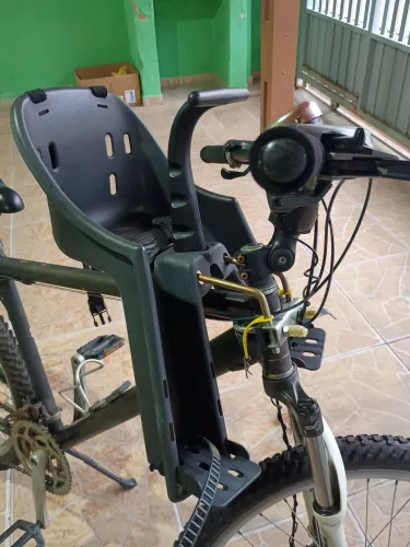 Cadeirinha dianteira para bicicleta