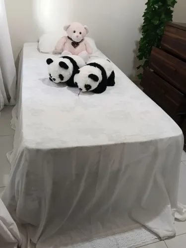 Cama box solteiro e. Cômoda