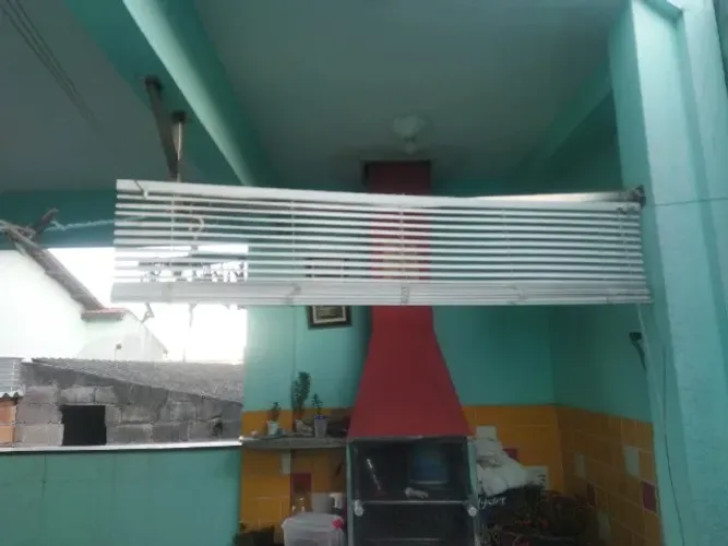 Persiana Branca 130cm - 3 unidades