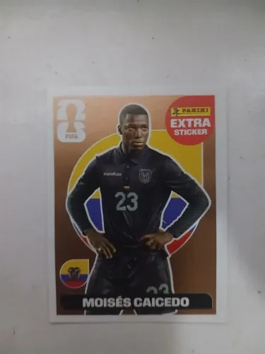 Figurinha Do Moisés Caicedo. Bronze 
