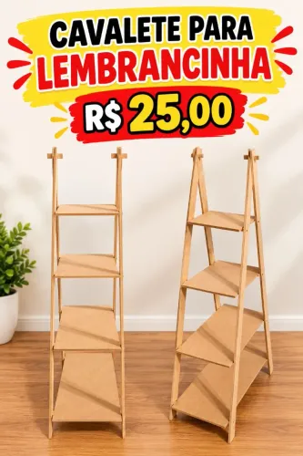CAVALETE PARA LEMBRANCINHA 25,00 PRA VENDER LOGO
