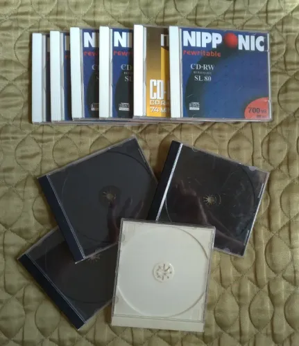 Kit 10 Capas CD e DVD