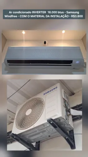Ar Condicionado Samsung Inverter 18000btus