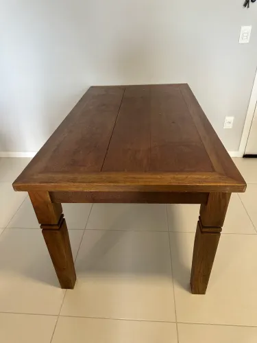 Mesa jantar madeira de demolição