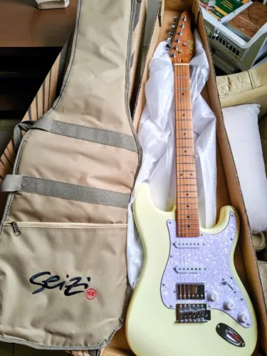 Guitarra Seizi Fun Vintage Budokan com Trastes Inox Nova!