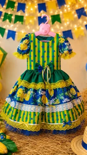 Vestido junino do Brasil