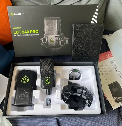 Lewitt lct 240 pro kit microfone condensador NOVO