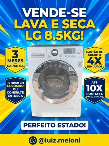 Lava e seca LG 8.5 kg 
