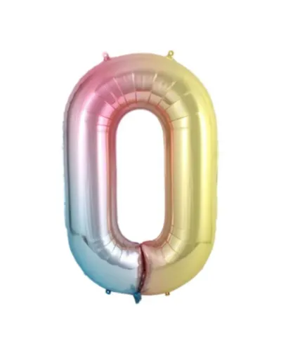 200 Balões Metalizados Números - Diversos Números e Cores - Encerramento da Loja