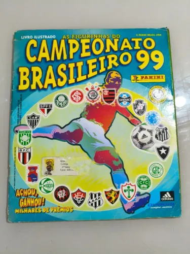 Álbum completo campeonato brasileiro 1999