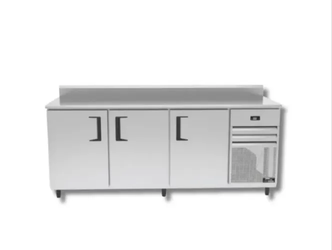 NZ. Balcão de serviço refrigerado inox 2 metros Venâncio