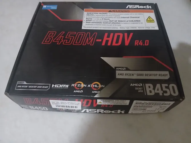ASrock B450M-HDV R4.0