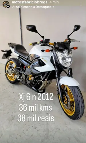 Yamaha Xj 6 n 2012