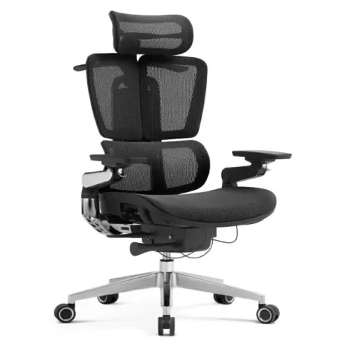 Cadeira Presidente Ergonômica Com Apoio De Cabeça Giratória Linha Premium - 30073