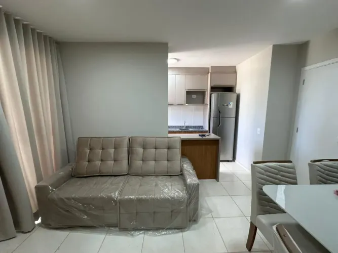 ESTILO PONTA NEGRA, MOBILIADO, TUDO NOVO, 2 QUARTOS S/ SUÍTE, FINANCIA