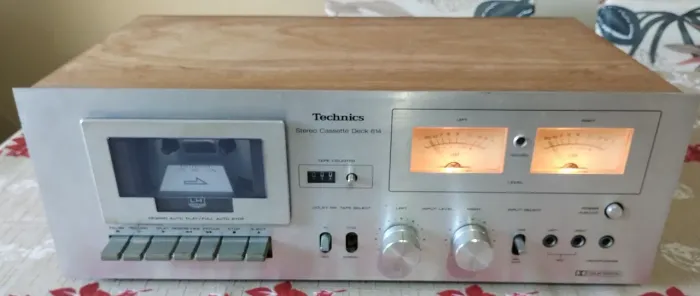 Tape Deck Technics 614 Para Retirada de Peças/SUCATA - LEIA A DESCRIÇÃO POR FAVOR 