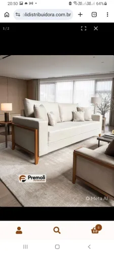 Sofá Living 3 lugar TEMOS SOFÁ R$ 490,00 SOFÁ R$ 720,00 TAMBÉM