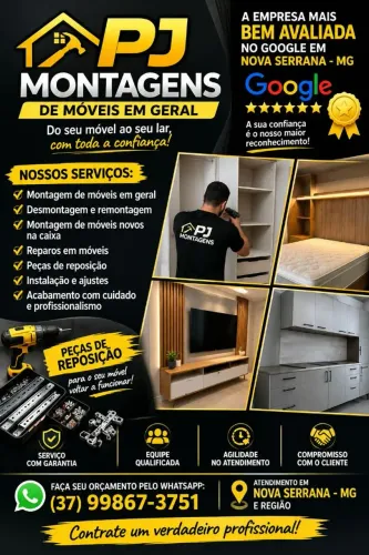 Montador de móveis mais bem avaliado do Google