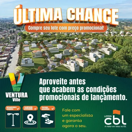Vendo lote no ventura Ville Cariacica.
