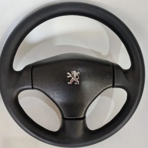 Volante Direção Original Peugeot 206  de 2001 à 2010 completo c/tampa  modelo original