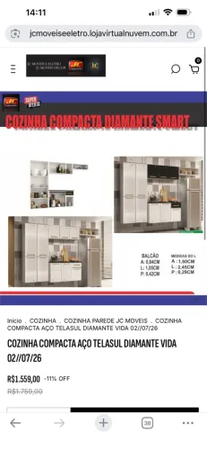 COZINHA DIAMANTE SMART COMPACTA