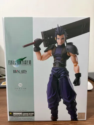 Final Fantasy VII - Zack Fair - Bring Arts - COMPLETO