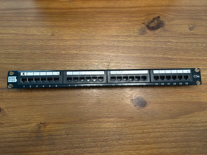 Patch Panel 24 Portas Cat5e Furukawa Sohoplus 24p
