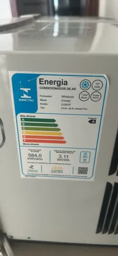 Ar condicionado de janela novíssimo, ainda na garantia 7.500 BTU
